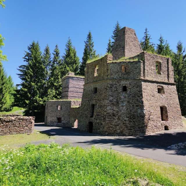 Kalkwerk in Háj bei Loučná pod Klínovcem